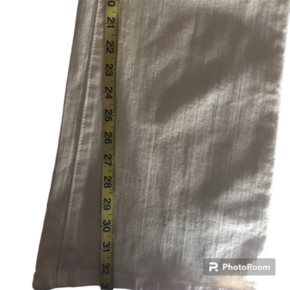 Michael Kors Belted  Cream Flared Pants | Size 16 - Picture 6 of 7